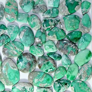 AAA + Cabochons de pierres précieuses en vrac Variscite naturelle de qualité supérieure Mélange de pierres précieuses en vrac de forme et de taille pour la fabrication de bijoux - Product Image 3