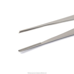 Pince à épiler droite robuste pour bijoux, pince à épiler oblique en acier inoxydable pour sourcils et cheveux, outil de beauté, fabricant Pakistan - Product Image 2