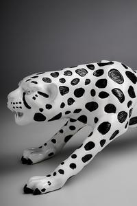 Nouvelle maison décorative de luxe léopard décor de table sculpture en métal doré au meilleur prix du fabricant indien - Product Image 5