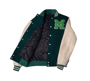 Chaqueta Universitaria de Lona Personalizada de Alta Calidad para Hombre, Nueva Llegada, Chaqueta Universitaria de Béisbol con Forro Polar y Diseño Único - Product Image 3