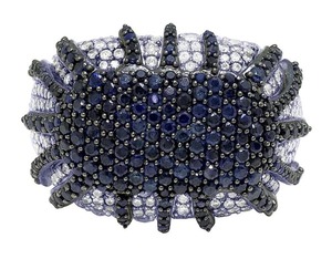 Anillo de lujo para hombre 925 Plata plateada IGI certificado VVS Moissanite azul blanco diseño boda fiesta Cruz personalizado Hip Hop - Product Image 1