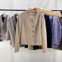 Jas Blazer Wanita Bekas YiJiaYi, Slim Fit, Formal, Setelan Wanita, Blazer Slim, Jaket Bekas