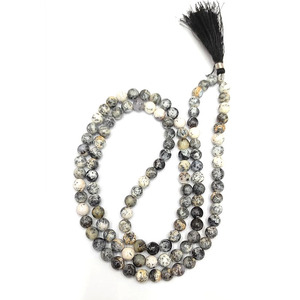 Iroc-collares con borlas para Yoga y meditación, collares de 8mm, Ojo de Tigre amarillo anudado a mano, con cuentas, 108 - Product Image 5