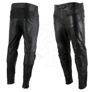 กางเกงหนังสำหรับผู้ชายกางเกงหนังดีไซน์ไม่เหมือนใครพร้อมโลโก้ตามสั่ง - Product Image 6