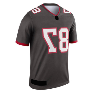 Nouveaux vêtements de sport confortables pour hommes 100% maillots de football américain en polyester prix bon marché maillots de football américain grande taille - Product Image 6