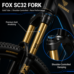 Bicicleta de Montaña Rígida de Fibra de Carbono de 29 Pulgadas con Cambio Electrónico, Horquilla de Aire Dorada, Frenos Hidráulicos, Bicicleta de Carreras Ligera - Product Image 4