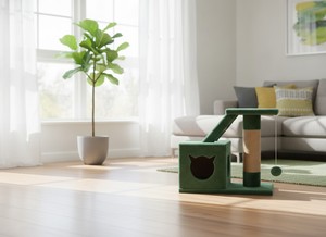 เสาข่วนเล็บ Amistar Purr-Grass คุณภาพสูงสำหรับแมวทุกสายพันธุ์และทุกขนาด - Product Image 6