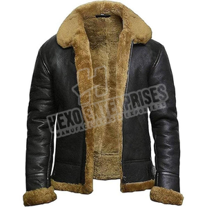 เสื้อแจ็กเก็ตหนังขนเฟอร์แบบลำลองสำหรับฤดูหนาวสีพื้นสไตล์ใหม่ - Product Image 5