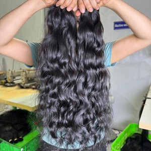 Cabello crudo Peinados de tendencia superior Dropship Cabello humano Negro Ondulado natural Disponible a precios al por mayor de Qhair - Product Image 1