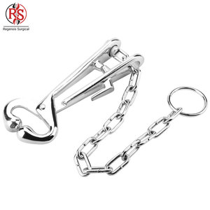 Sujetador de toros de alto rendimiento con cadena, equipo de manejo de animales de acero inoxidable, sujetador de toros con cadena - Product Image 1