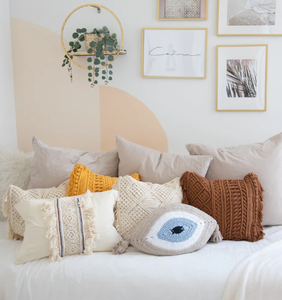 Premium QualityMacrame Cushion Cover / Macrame <b>Pillow</b> Cover / Camel Bohemian <b>Pillow</b> Cover - Product Image 2