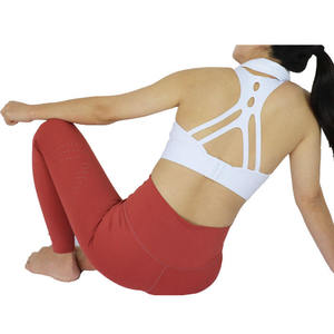 Pantalones de gimnasio de cintura alta para mujer, mallas de Yoga de compresión sin costuras en color sólido, ropa deportiva informal elástica delgada - Product Image 5