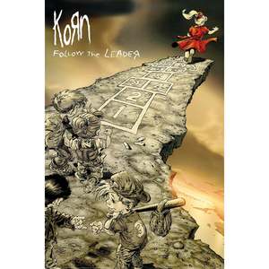 Modern Korn <b>Poster</b> Follow the Leader Design Paper Material for Wall Usage - Product Image 1