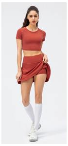 Falda pantalón de golf de cintura alta para mujer, transpirable, elástica, mini falda, pantalones cortos, venta al por mayor, ropa de golf de alta calidad para dama - Product Image 5