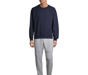 OEM High Quality Men's Custom Solid Sweatshirt Oversized <b>Drop</b> Shoulder Pullover Style Casual 360g Polyester/Cotton Winter - Product Image 3