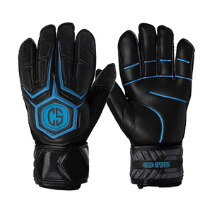 Gants de gardien de but en latex prêts pour le match, adhérence améliorée en extérieur, coupe hybride, fermeture à enfiler |   Options de couleurs multiples disponibles - Product Image 1