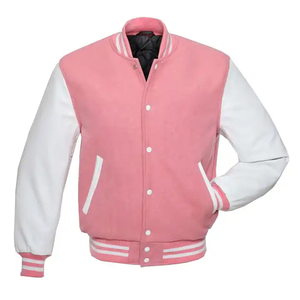 Custom Logo Printing Baseball <b>Jacket</b> Men Streetwear Sports Casual <b>Plain</b> Blank College <b>Varsity</b> <b>Jacket</b> Good Quality - Product Image 2