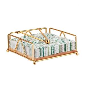 Porte-mouchoirs en fil métallique contemporain élégant pour la maison et le bureau avec une structure élégante faite à la main et un look élégant - Product Image 2