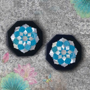 ที่รองแก้วฝังกระดูกถาดรองแก้วฝังมุกแผ่นรองแก้วสำหรับดื่ม - Product Image 3