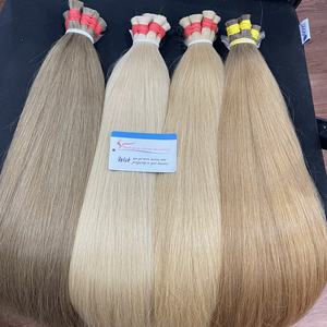 Extensiones de cabello natural liso a granel Color 100% Extensiones de cabello humano vietnamita Cutícula cruda Cabello Remy - Product Image 4