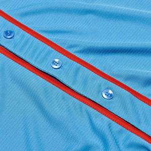 เสื้อเบสบอลออกแบบได้ตามต้องการสำหรับแฟนทีมกีฬาและลีกสวมใส่สบายระบายอากาศได้ดีพร้อมชื่อและหมายเลขส่วนตัว - Product Image 5