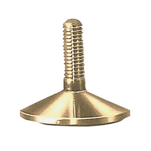 Piedino Fisso in Ottone, Filettatura 10 MA Diametro 60 mm - Product Image 1
