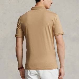 Camisetas de polo personalizadas para hombre al por mayor camisetas de Jersey informales de manga corta de color sólido de 100% algodón con bordado - Product Image 4