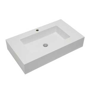 Lavabo de Resina Blanco Mate de 80CM - Product Image 1