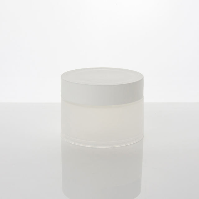 ร่างกายขวดฝ้า/ฝาสีขาว