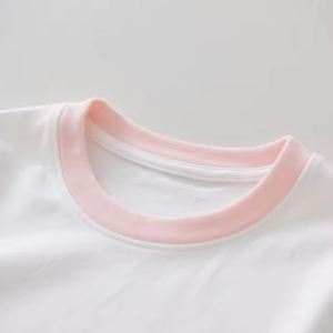 เสื้อยืดครอป100% กราฟิกสำหรับผู้หญิงเสื้อครอปพิมพ์โลโก้ตามสั่ง200กรัม - Product Image 4