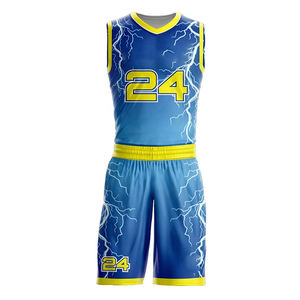 Tendencia moda tasa de fábrica etiqueta privada mejor material cliente exigió logotipo personalizado impreso uniforme de baloncesto - Product Image 1