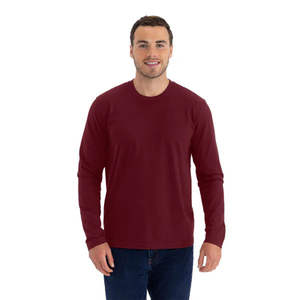 OEM 100% Cotton <b>Long</b> <b>Sleeve</b> Sports Fitness Gym T Shirt For <b>Men</b> Comfortable Breathable Full <b>Sleeve</b> <b>Top</b> For Autumn And Winter Wear - Product Image 6