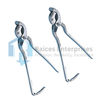 Vente chaude, émasculateur à cliquet courbé en acier inoxydable allemand de haute qualité, 35,5 cm, instruments vétérinaires, castrateur pour chevaux