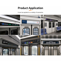Écran LCD Stretched Direct Usine 700 Nits 65,7 pouces pour Système de Navigation de Porte de Métro