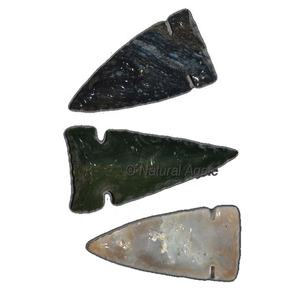 Puntas de Flecha de Jaspe de Primera Calidad, Pulimentadas, Duraderas, Hechas a Mano con Ágata Natural de Gujarat, Venta al Por Mayor, Naturalagate.com - Product Image 4
