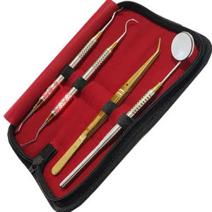Dental Basic Examination Set Gold Plasma Coated High Quality Dental Diagnostic Instruments - Product Image 2