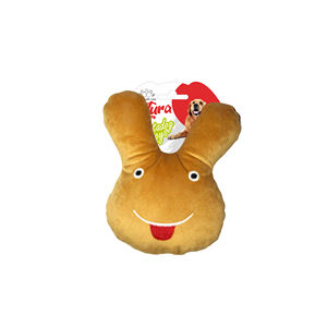 Natura matadog ของเล่นสัตว์เลี้ยงระดับต้นทำจากกำมะหยี่และหนังนิ่ม16ซม. หลากสี - Product Image 1