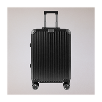 Ensemble de valises rigides de luxe durables en aluminium à 3 pièces, 4 roues, légères, résistantes à l'eau, avec serrure TSA et roulettes pivotantes à 360°