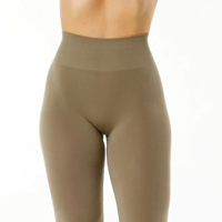 Nouveau design – Leggings de yoga taille haute pour femme, extensibles dans quatre directions, en coton biologique écologique, longueur cheville, effet ventre plat
