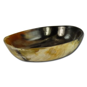 Cuenco para servir de cuerno de buey genuino ecológico, cuerno Natural multiartesanal utilizado para espuma de Palma, afeitado, alimentos pulidos para múltiples - Product Image 4