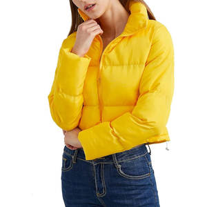 Chaqueta de Invierno Acolchada Personalizada para Mujer, Transpirable, con Cierre de Cremallera, Alta Calidad, Precio de Mayoreo, Más Vendida - Product Image 1