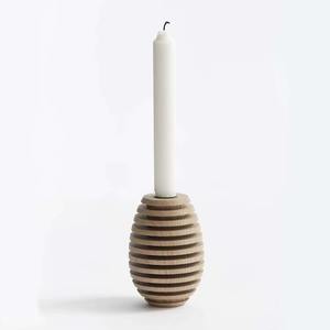 Bougeoir en bois sculpté à la main de qualité supérieure Décoration de Noël intérieure et extérieure Qualité incroyable - Product Image 1