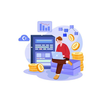 Software financiero personalizado de calidad premium especial que registra toda la actividad financiera dentro de una organización empresarial.