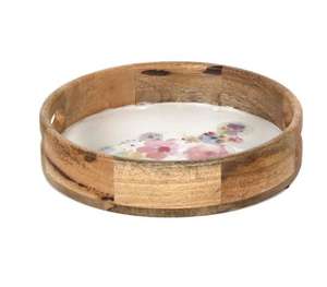 New Style Hot Selling Moroccan Style <b>Wood</b> & Enable Print Serving <b>Tray</b> Serving Dishes Office & Wedding Birthday Party Used <b>Tray</b> - Product Image 5