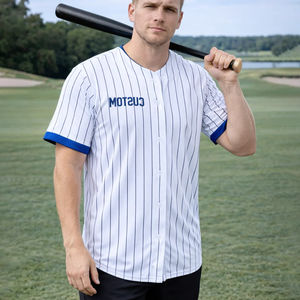 Camiseta de Béisbol Personalizada con Logotipo para Hombre, Elección Profesional – Tecnología Avanzada para Absorber el Sudor y Construcción Duradera - Product Image 3