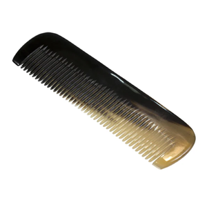 Peine de cuerno artesanal clásico para desenredar el cabello largo y grueso con curvas Precio directo de fábrica para uso en salón - Product Image 5