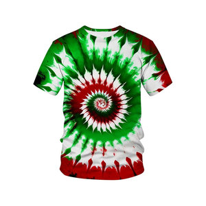 Camiseta negra de algodón con cuello redondo para hombre con estampado de sublimación personalizado al por mayor, 100% poliéster, estilo informal, Parte delantera corta de punto - Product Image 2