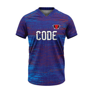 OEM ODM 100% Polyester Maillot de football à séchage rapide Équipes personnalisées Vêtements de football avec manches courtes Coupe automatisée - Product Image 5