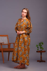 Vestido Maxi Casual de Verano y Otoño para Mujer, Estilo Bohemio, Estampado Floral, Tirantes Finos, Tejido a Mano, Ecológico, Talla Única - Product Image 4