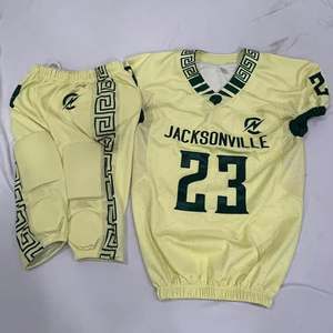 Conjunto de Uniforme de Fútbol Americano para Niños, Manga Corta con Estampado Animal, Técnica de Sublimación para las Temporadas de Verano e Invierno - Product Image 1
